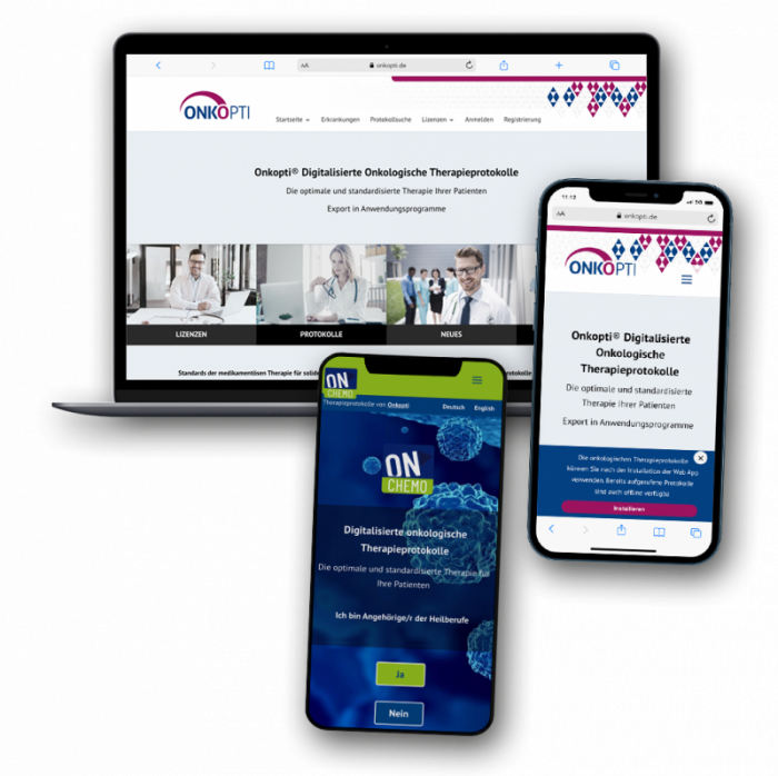 Oncology software and mobile APPs