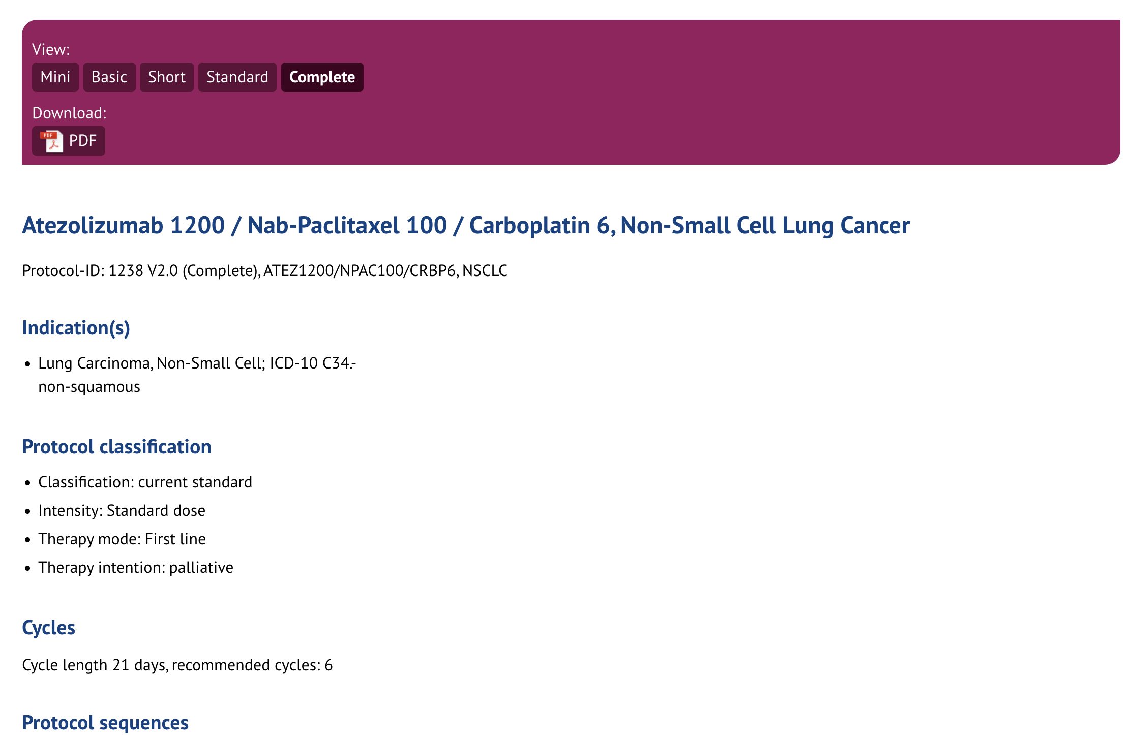Views of Onkopti oncology protocol